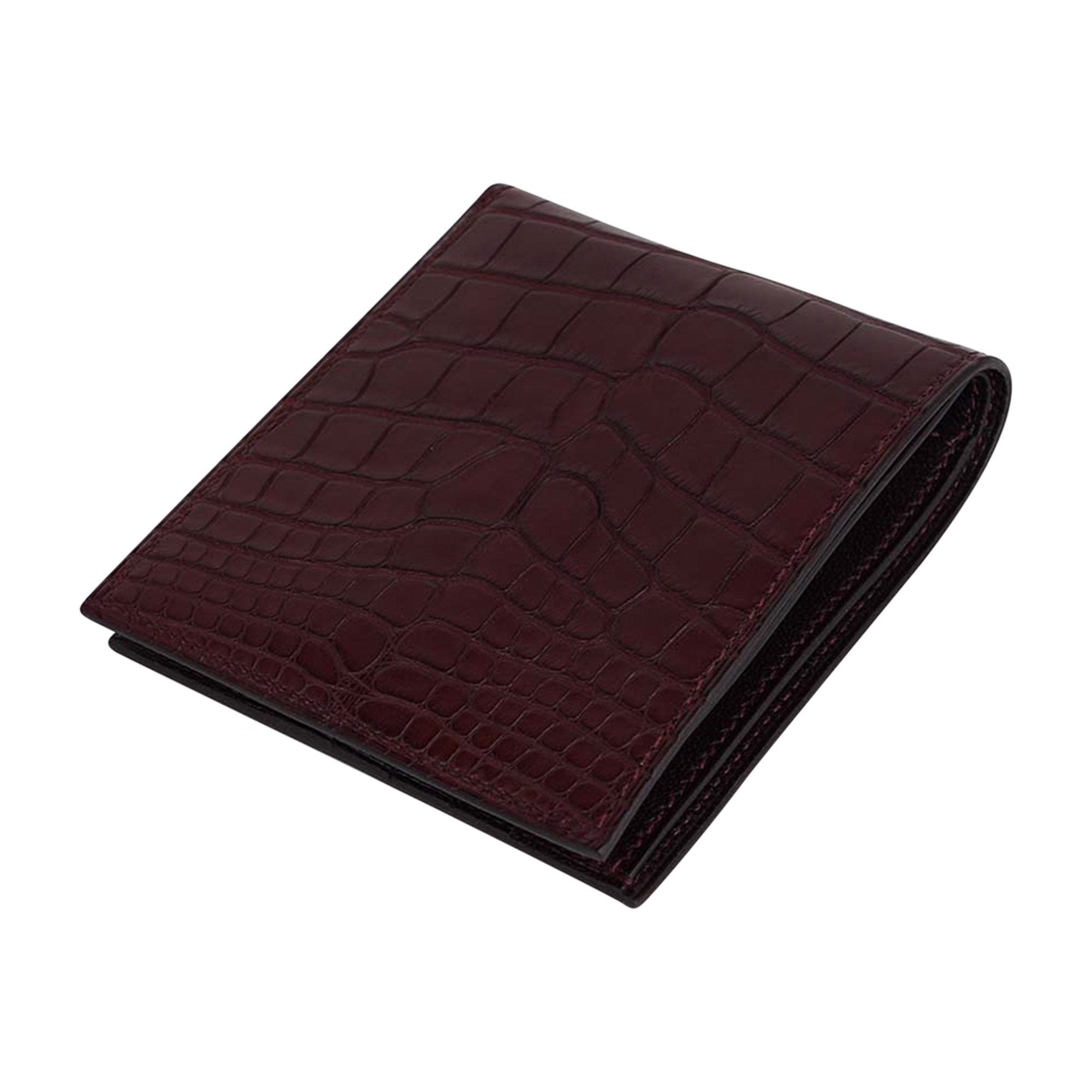 Hermes MC2 Copernic Wallet Bordeaux Matte Alligator New w/Box – Mightychic