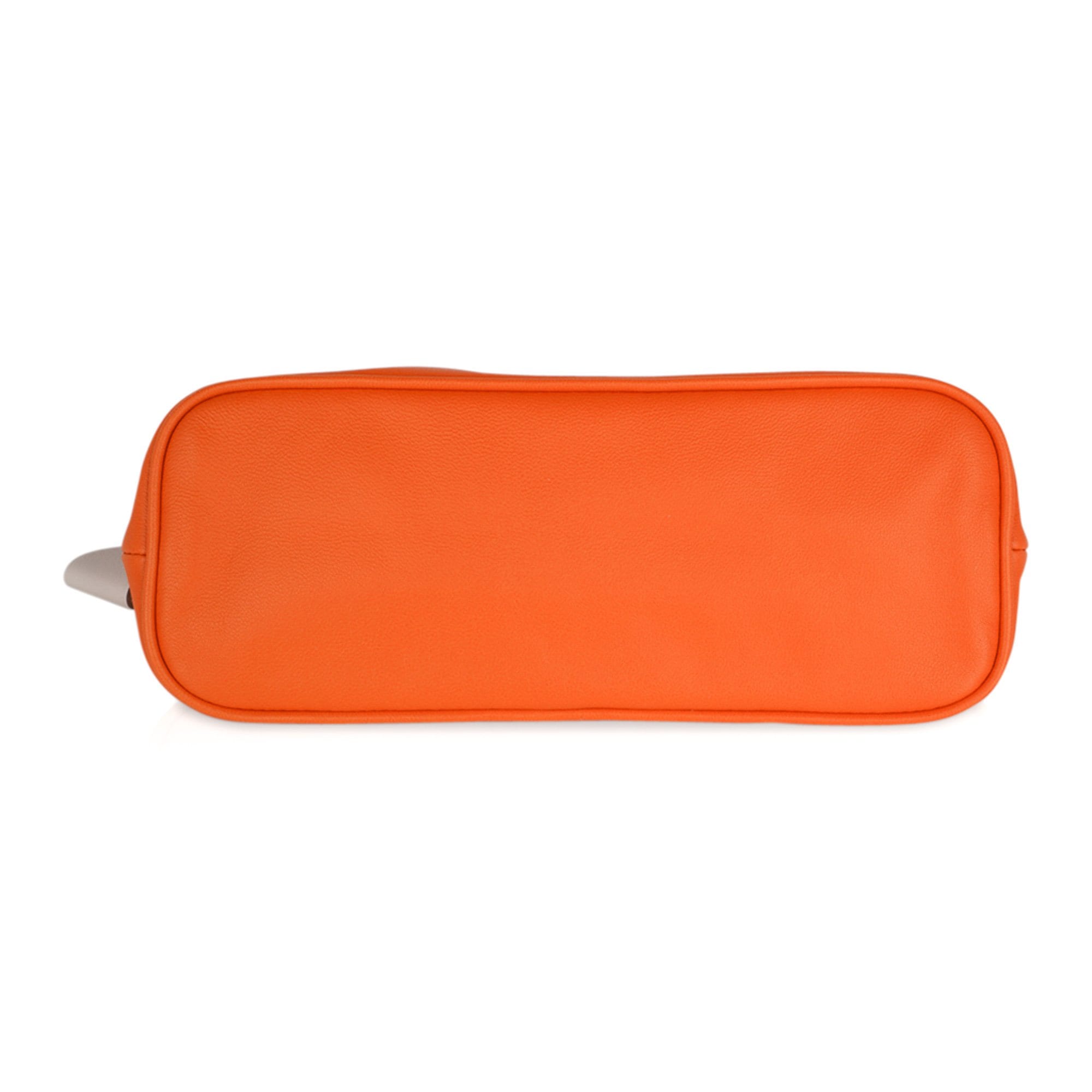 Hermes Tohubohu Pouch Orange / Craie Small PM Model New