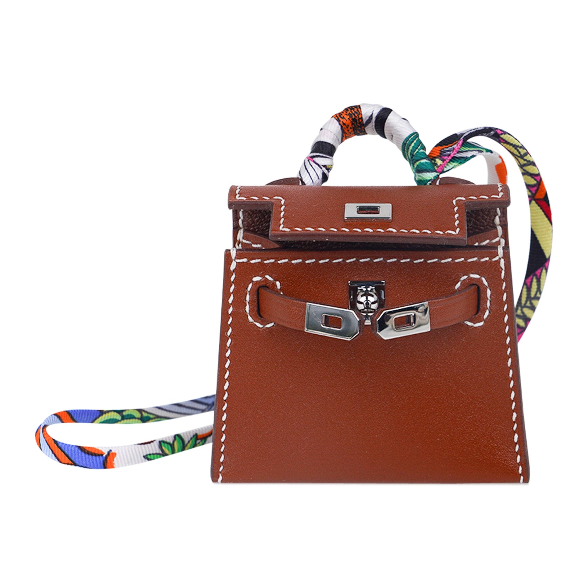Hermes Limited Edition Quelle Idole Doll Bag Charm in Sable