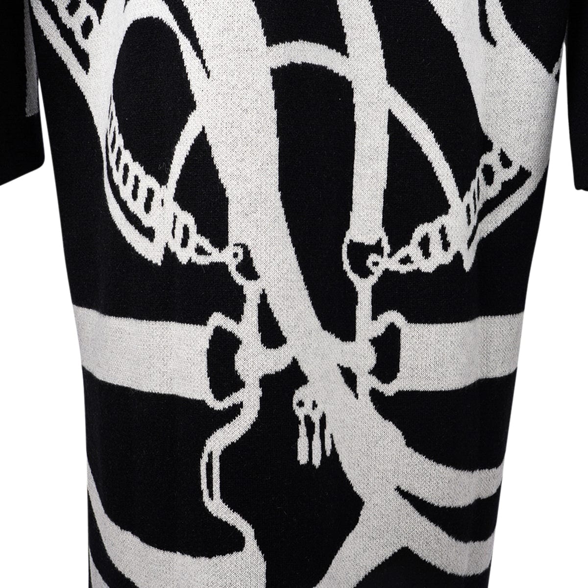 Philipp Plein skull-print fine-knit Blanket - Black