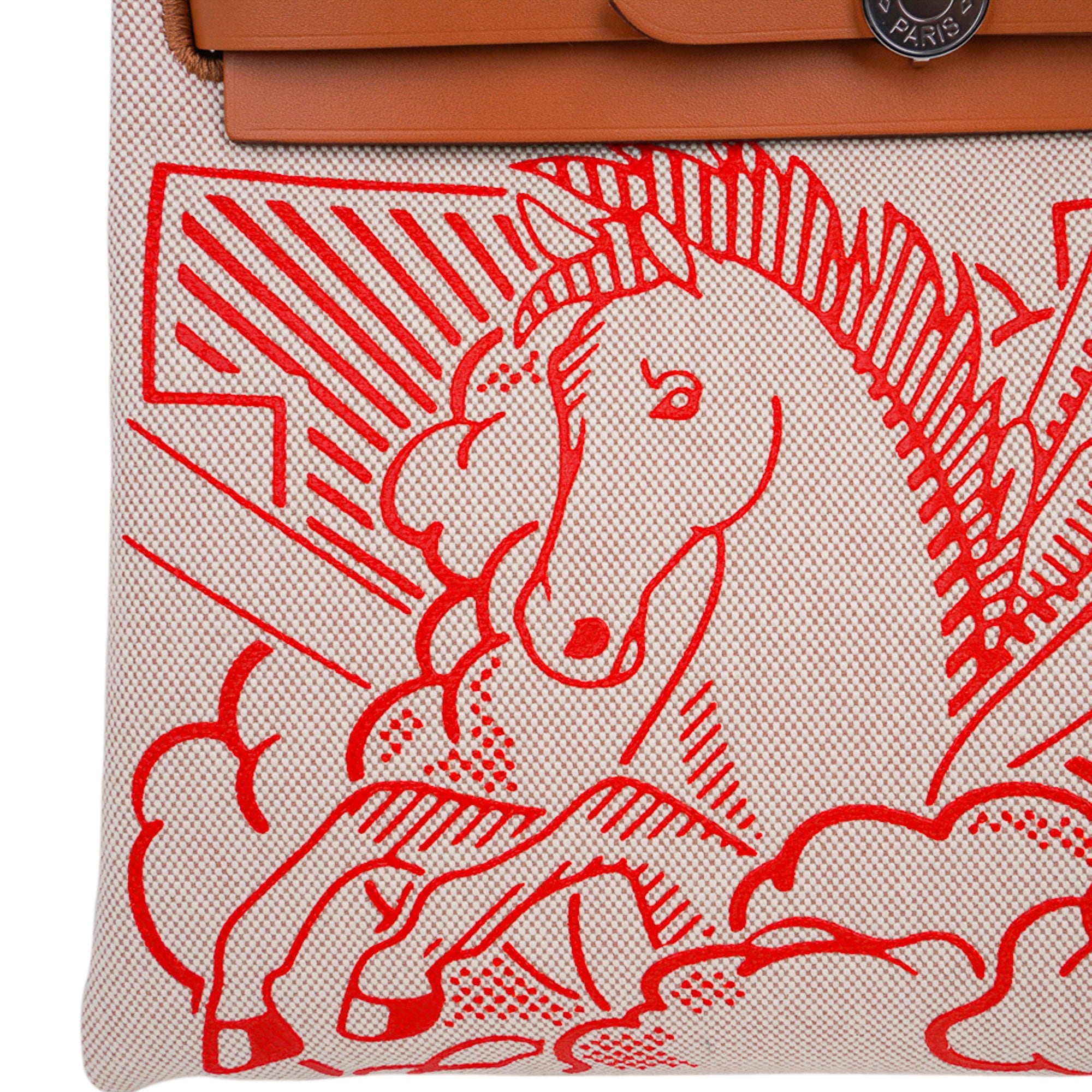 AUTHENTIC HERMES HERBAG LIMITED EDITION HORSE DESIGN, Luxury, Bags &  Wallets on Carousell