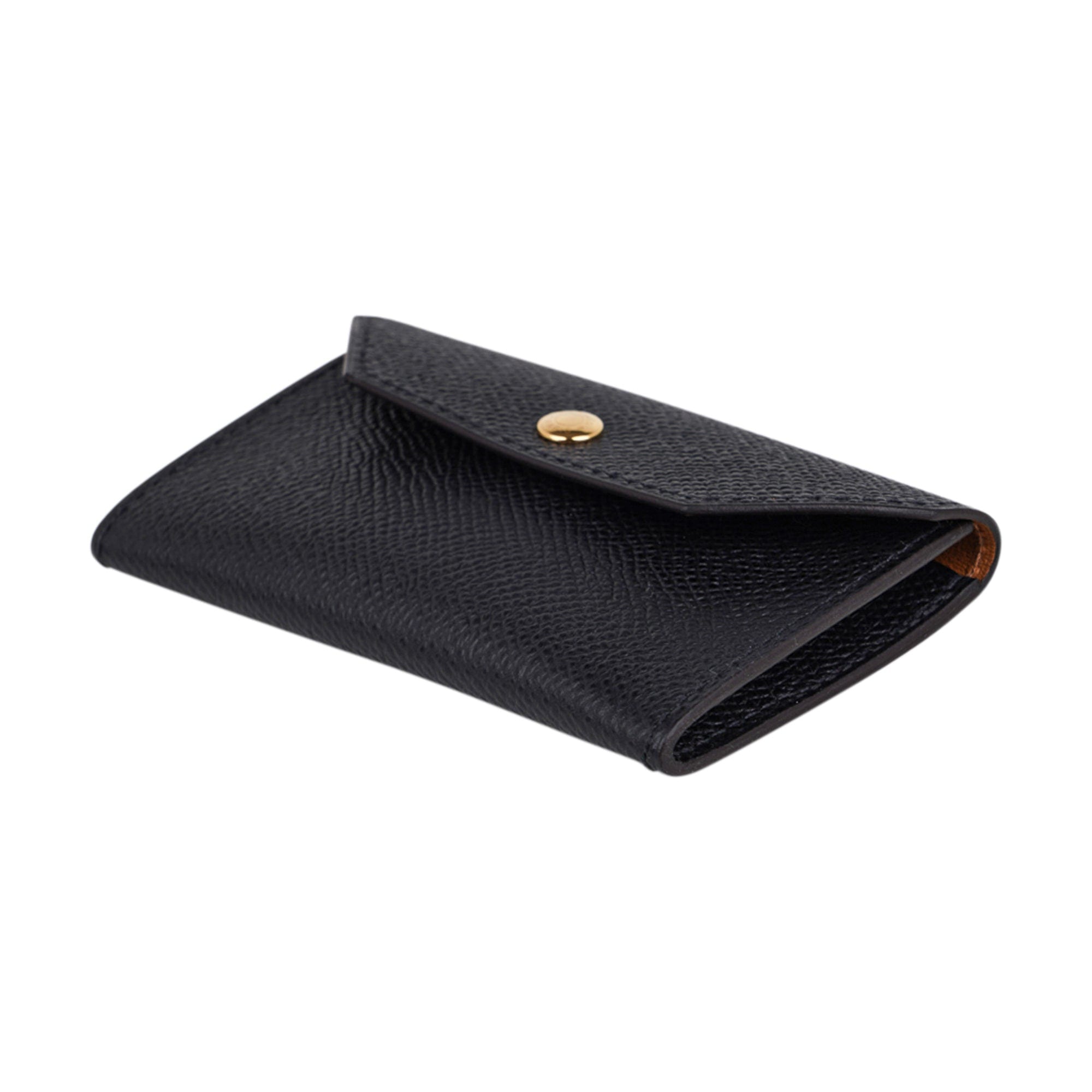 Hermes Black Epsom Leather Gold Plated Kelly Belt Size OS - Yoogi's Closet