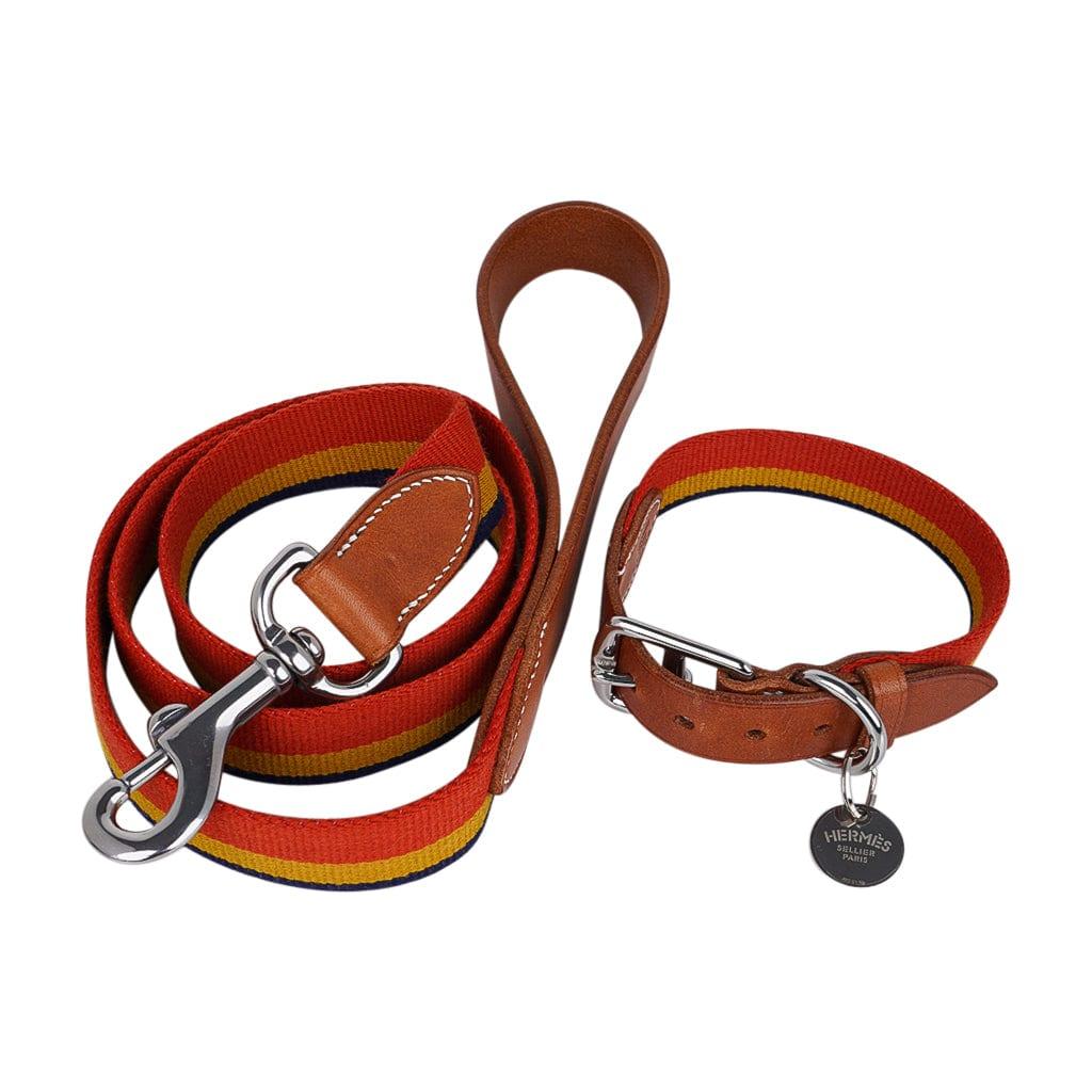 Hermes Rocabar Dog Collar / Lead Large Model Set New w/Box – Mightychic