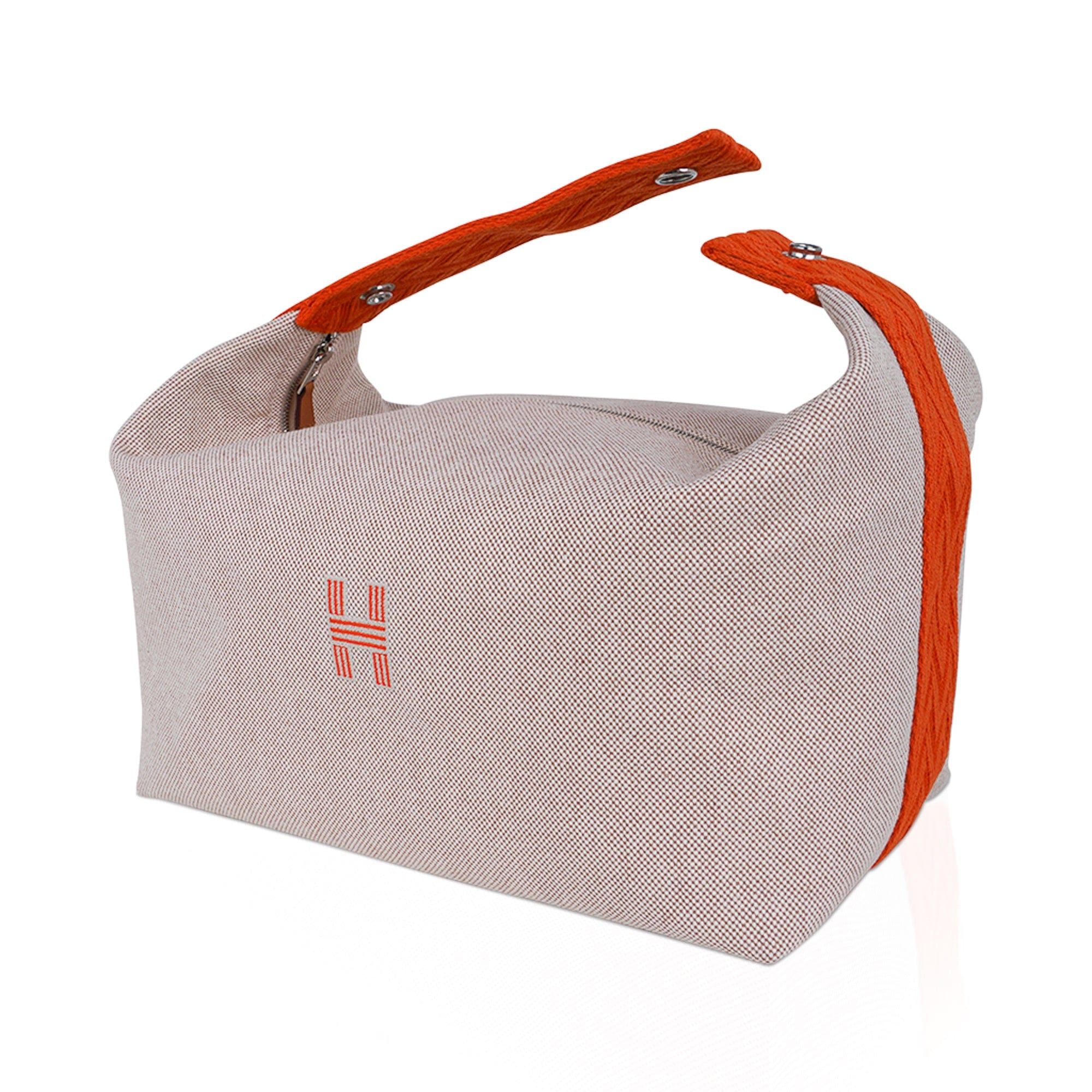 Hermès Toile Bride-A-Brac Small Travel Case - Pink Cosmetic Bags