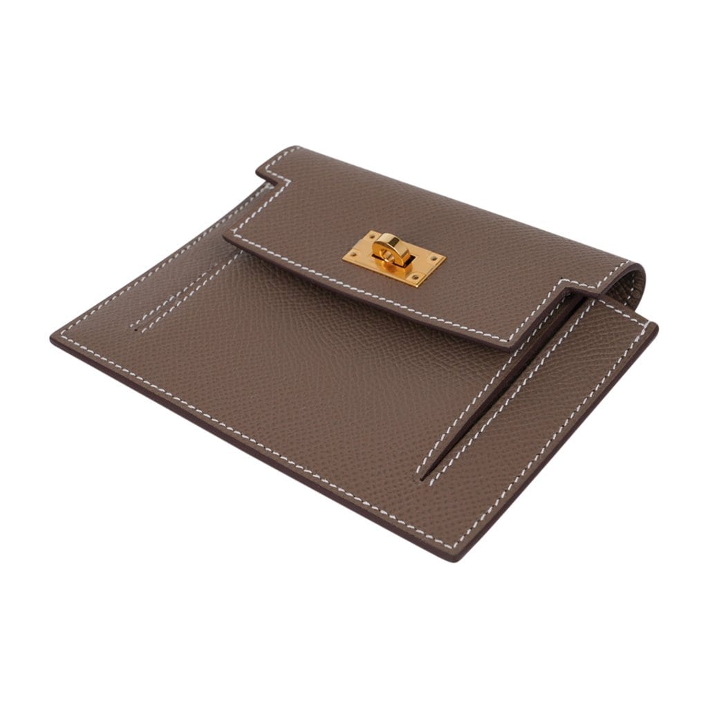 Hermes SLG Kelly Pocket Compact Wallet Card Holder, New in Box - Julia Rose  Boston