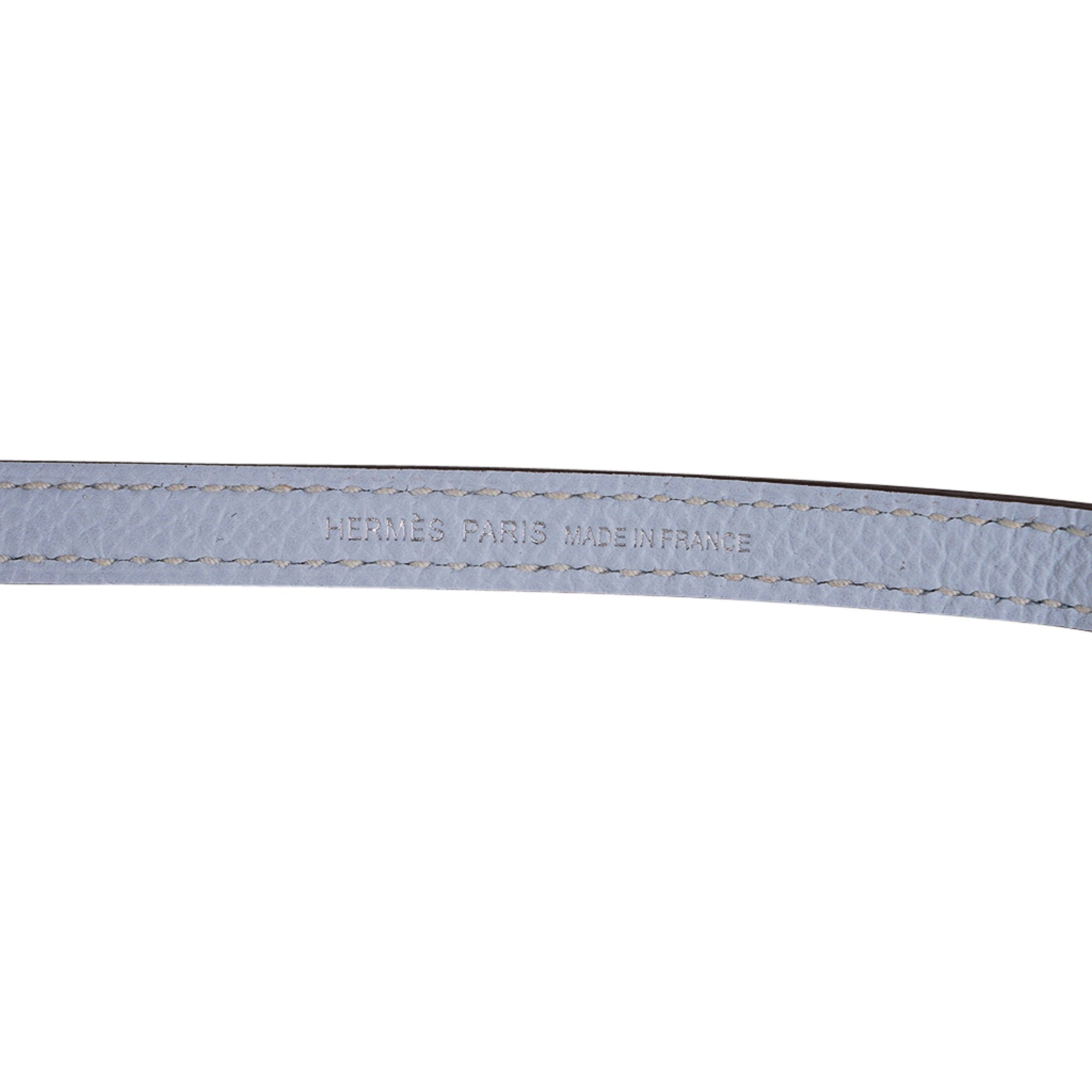 Hermès Kelly 20 Mini II Bleu Brume Hydra Epsom Palladium Hardware- 202