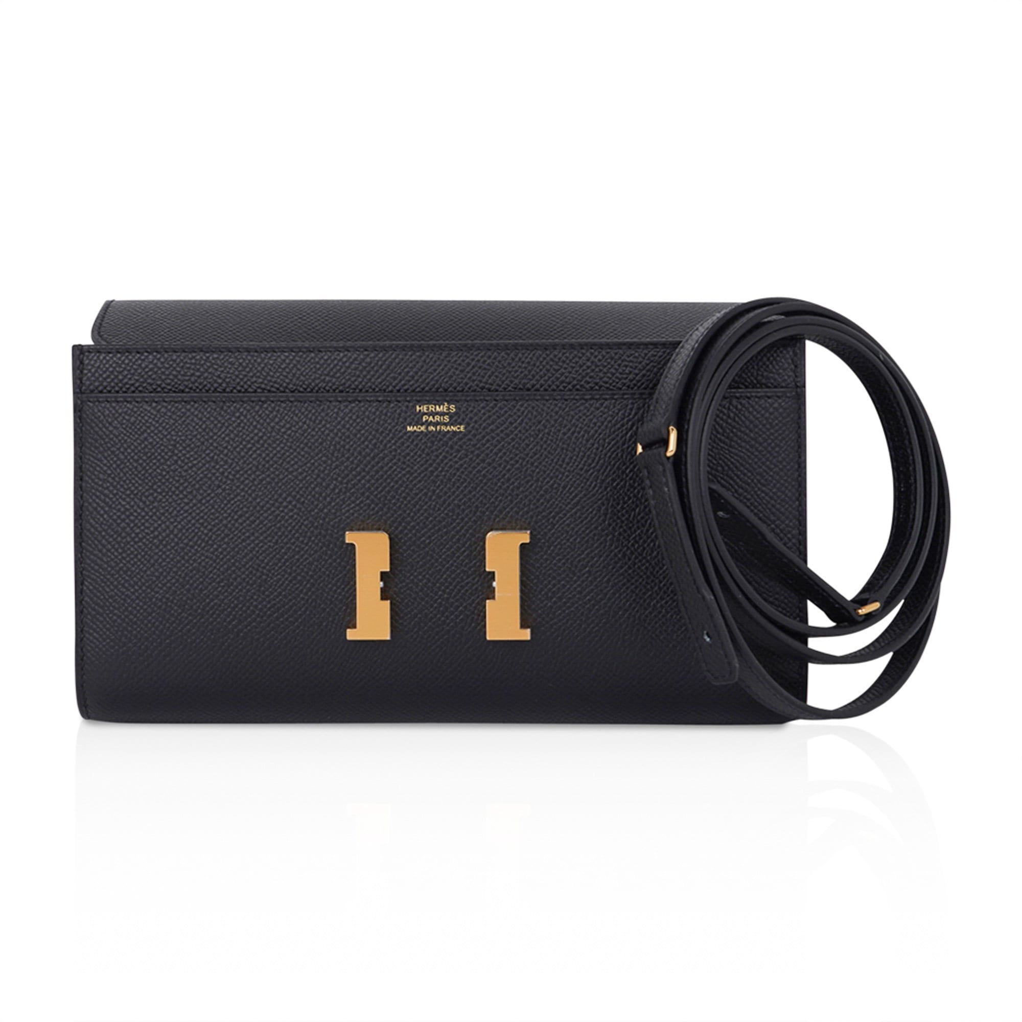 Hermès Bleu Electric Constance Long Wallet of Epsom Leather with Gold  Hardware, Handbags and Accessories Online, 2019