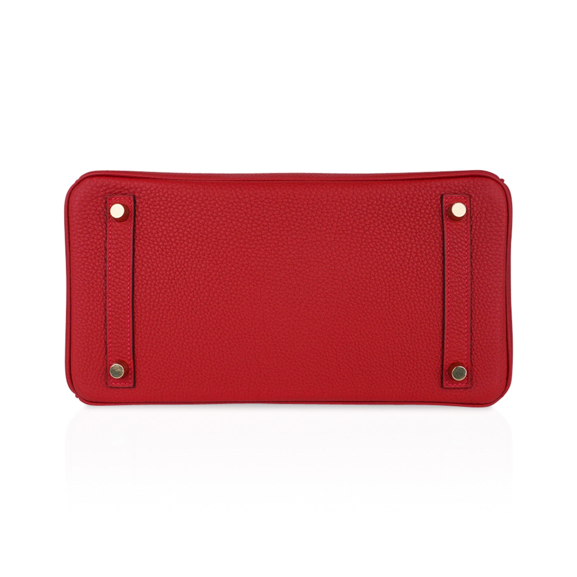 Hermes, Bags, Hermes Lipstick Case Leather Red