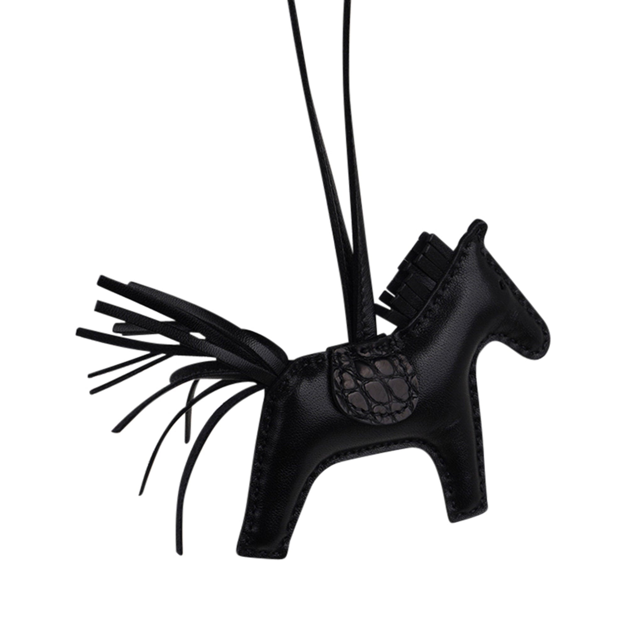 Hermes Rodeo MM Bag Charm So Black Horse Limited Edition – Mightychic