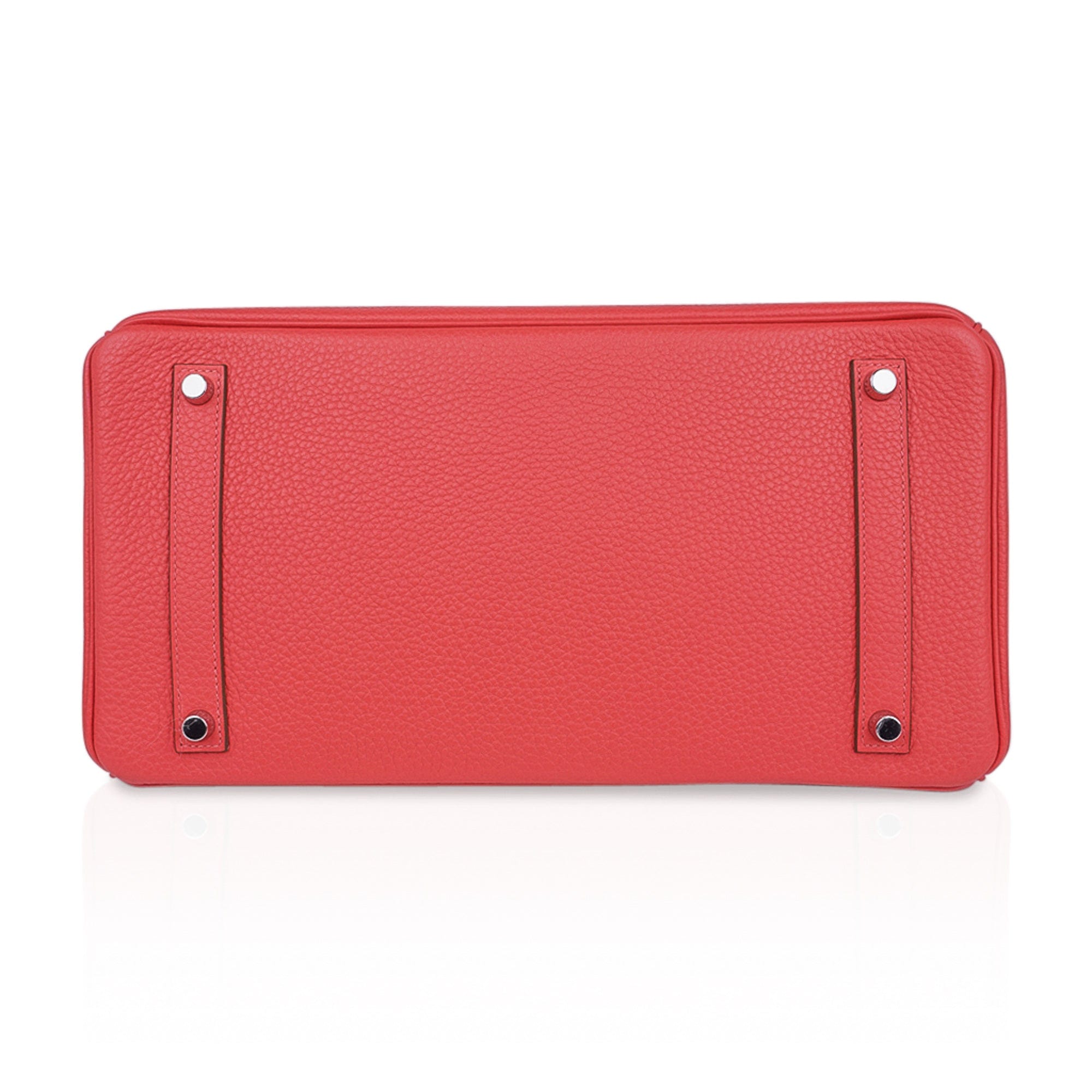 Hermes Limited Edition Tri-color 35cm Rose Jaipur Clemence Leather,, Lot  #64122
