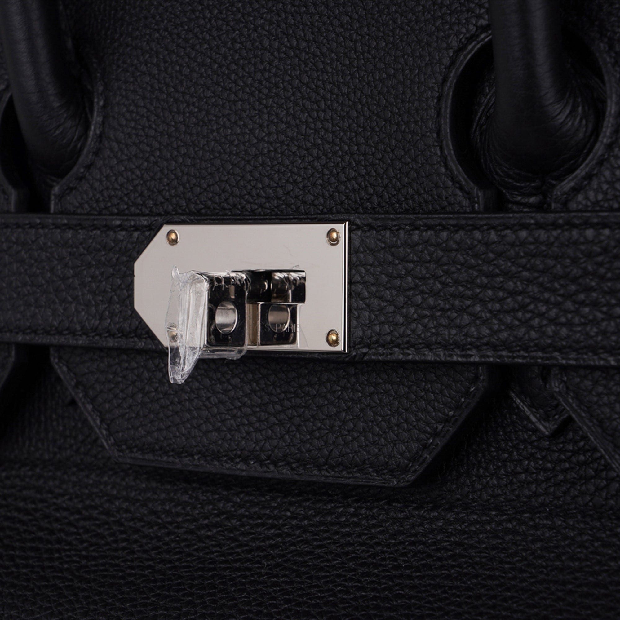 Hermes HAC 50 Birkin Bag Black Palladium Hardware Togo Leather – Mightychic