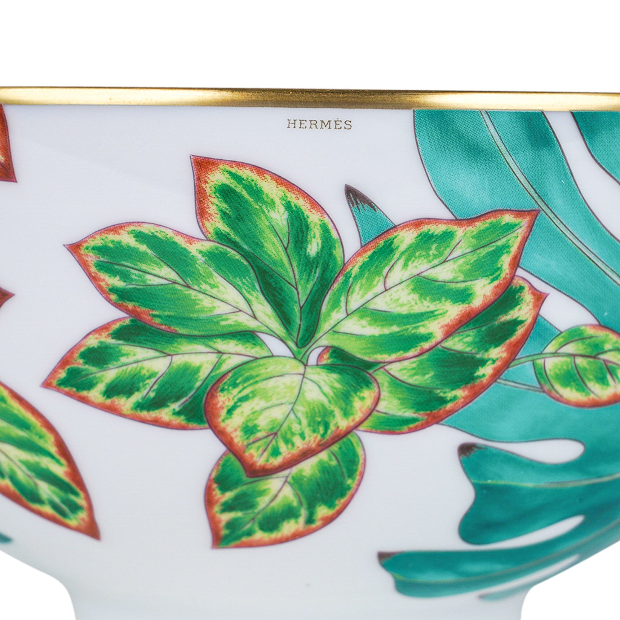 Hermes Passifolia Large Salad Bowl New w/Box