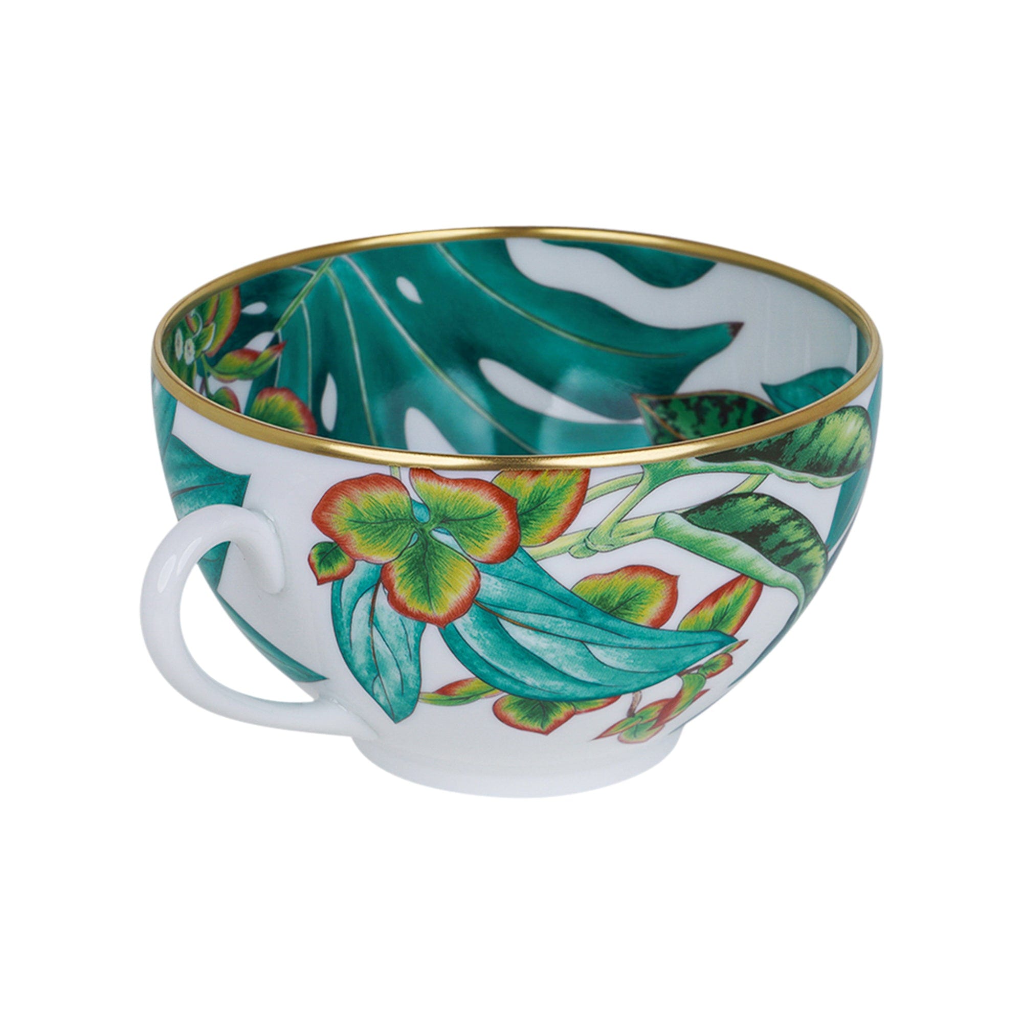 Hermès Passifolia Tea Cup & Saucer