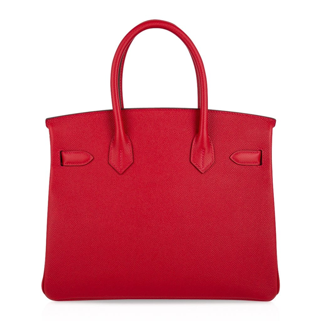 Hermes Birkin 30 Rouge Grenat Epsom Gold Hardware #C