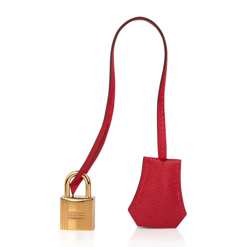 Hermès Birkin 30 Rouge Casaque Epsom Gold Hardware – Tailored Styling