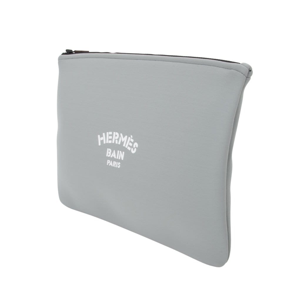 Hermes Bain Neobain Case Bouton D'Or Medium Model New