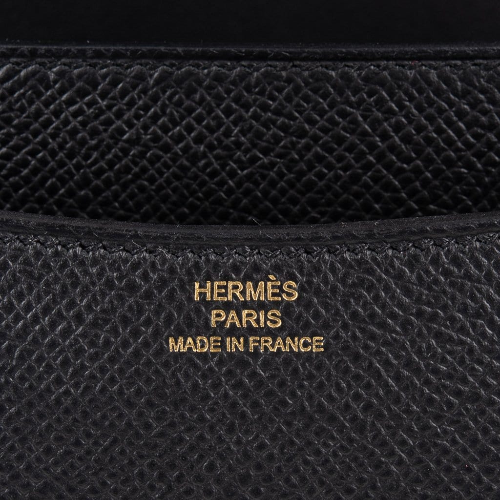 Hermès Constance III Mini 18cm Veau Epsom Q5 Rouge Casaque Gold