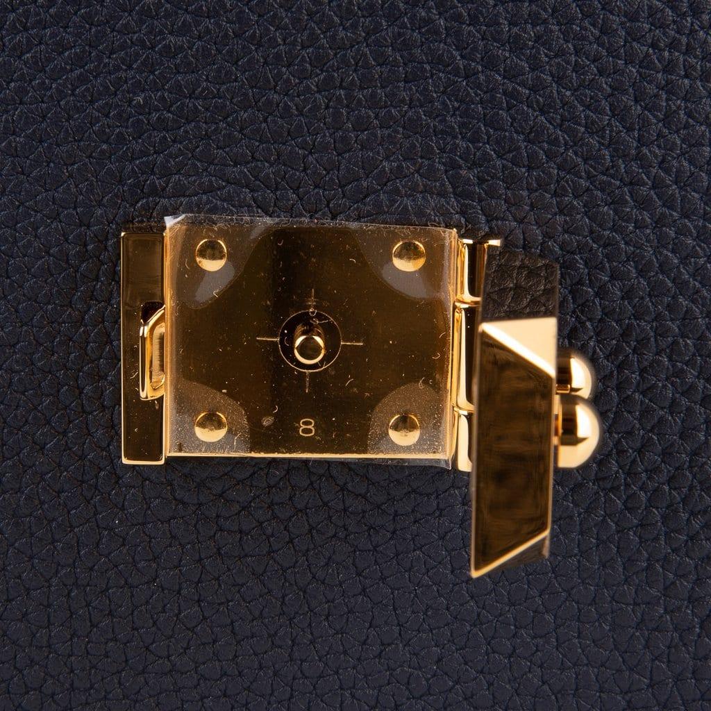 Hermes Sac A Depeche Bag 27cm Electric Blue/Rose Jaipur Epsom Gold Hardware