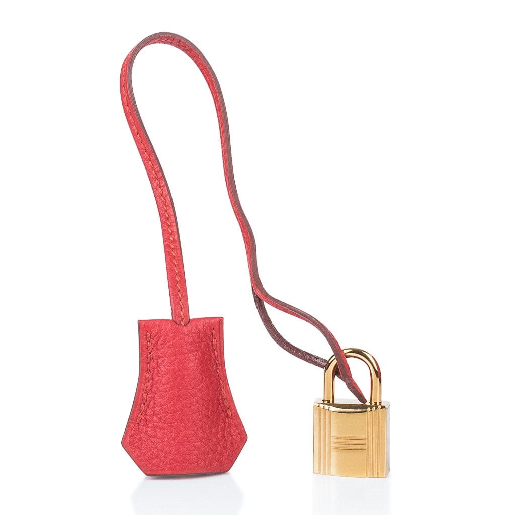 Hermes Birkin 35 Bag Vermillion Red Togo Leather with Gold Hardware –  Mightychic