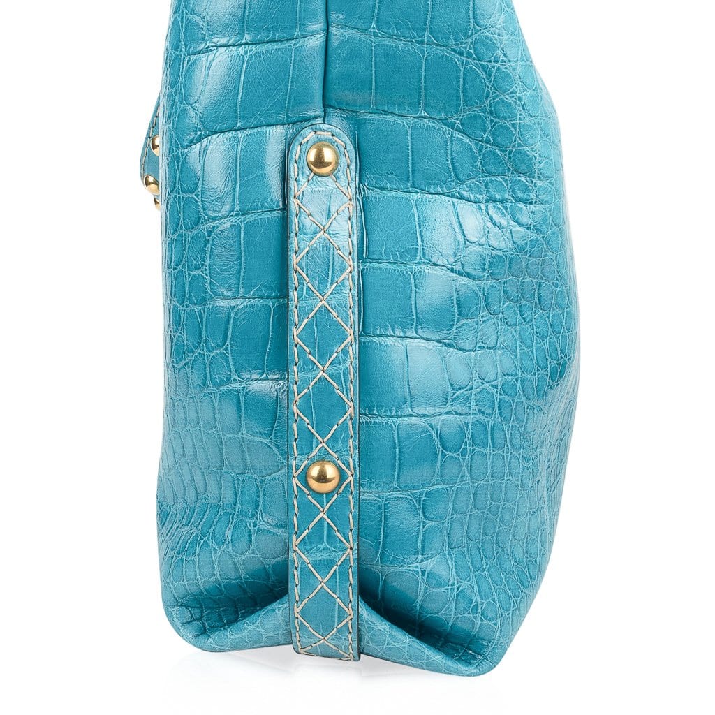 Gucci Bag Irina Crocodile Tote Exclusive Limited Edition new – Mightychic