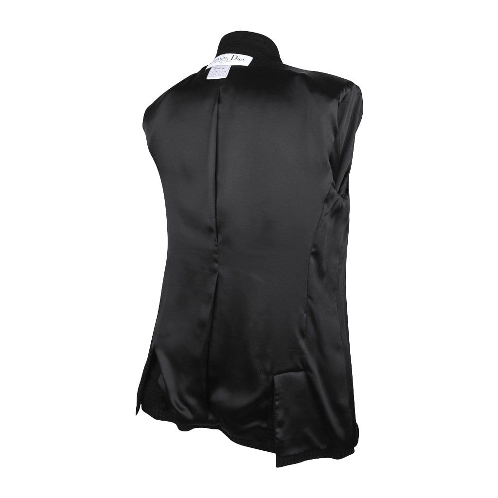 Christian Dior Jacket Double Breast Fringe Pocket Superb Fabric Detail 42 / 8