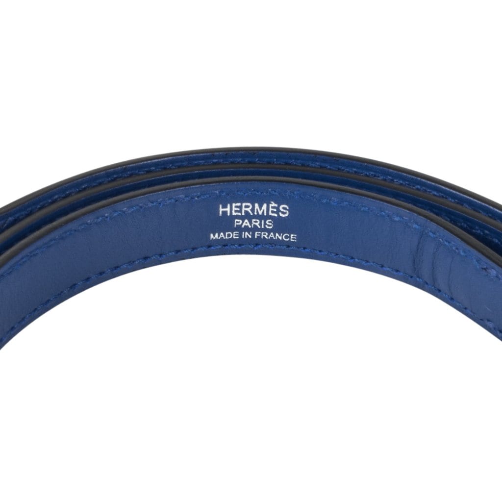 Hermès Blue Electric Tadelakt Kelly Sellier 28 QGB0WN5DBB000