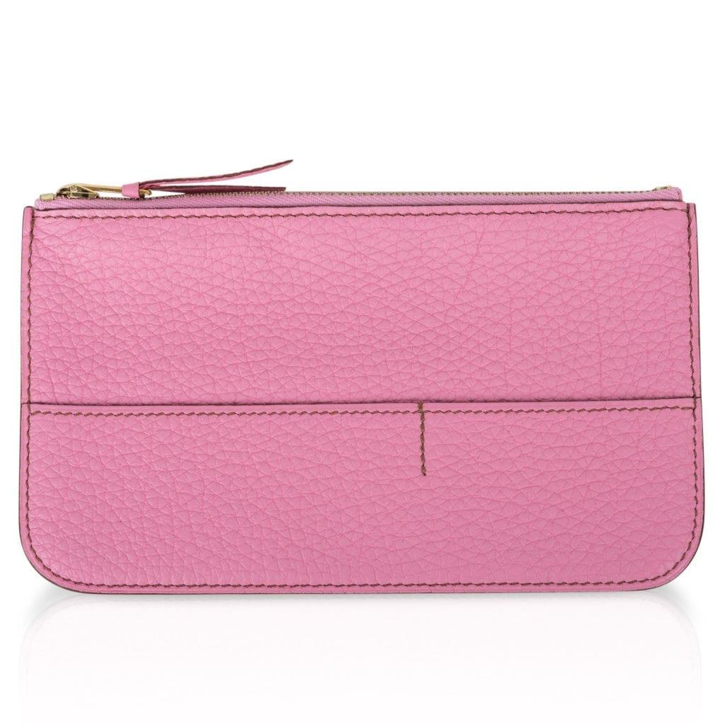Hermès 5P Pink Togo Dogon Recto Verso Wallet
