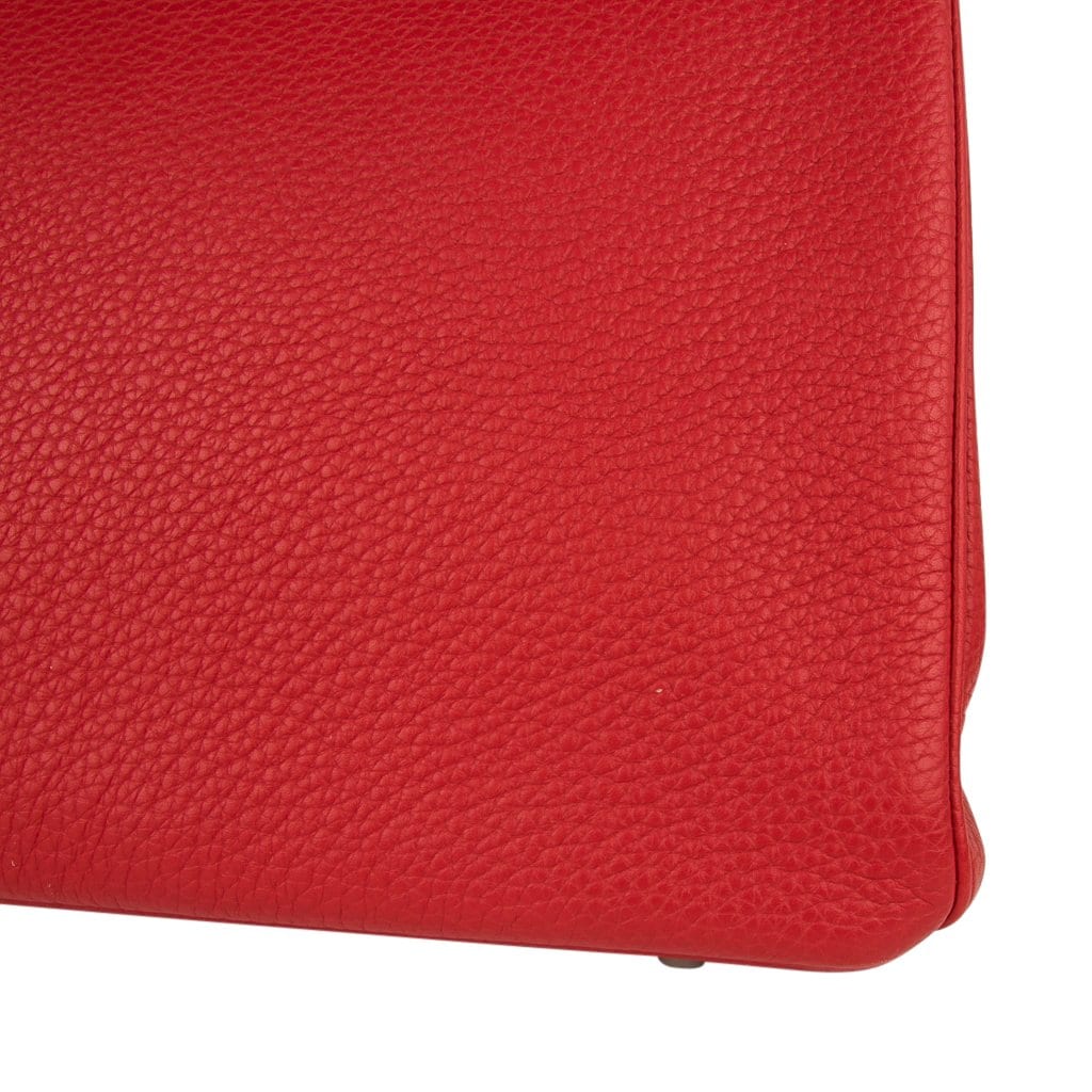 Hermes Birkin 25 Rouge Casaque Togo Palladium Hardware– Wrist Aficionado