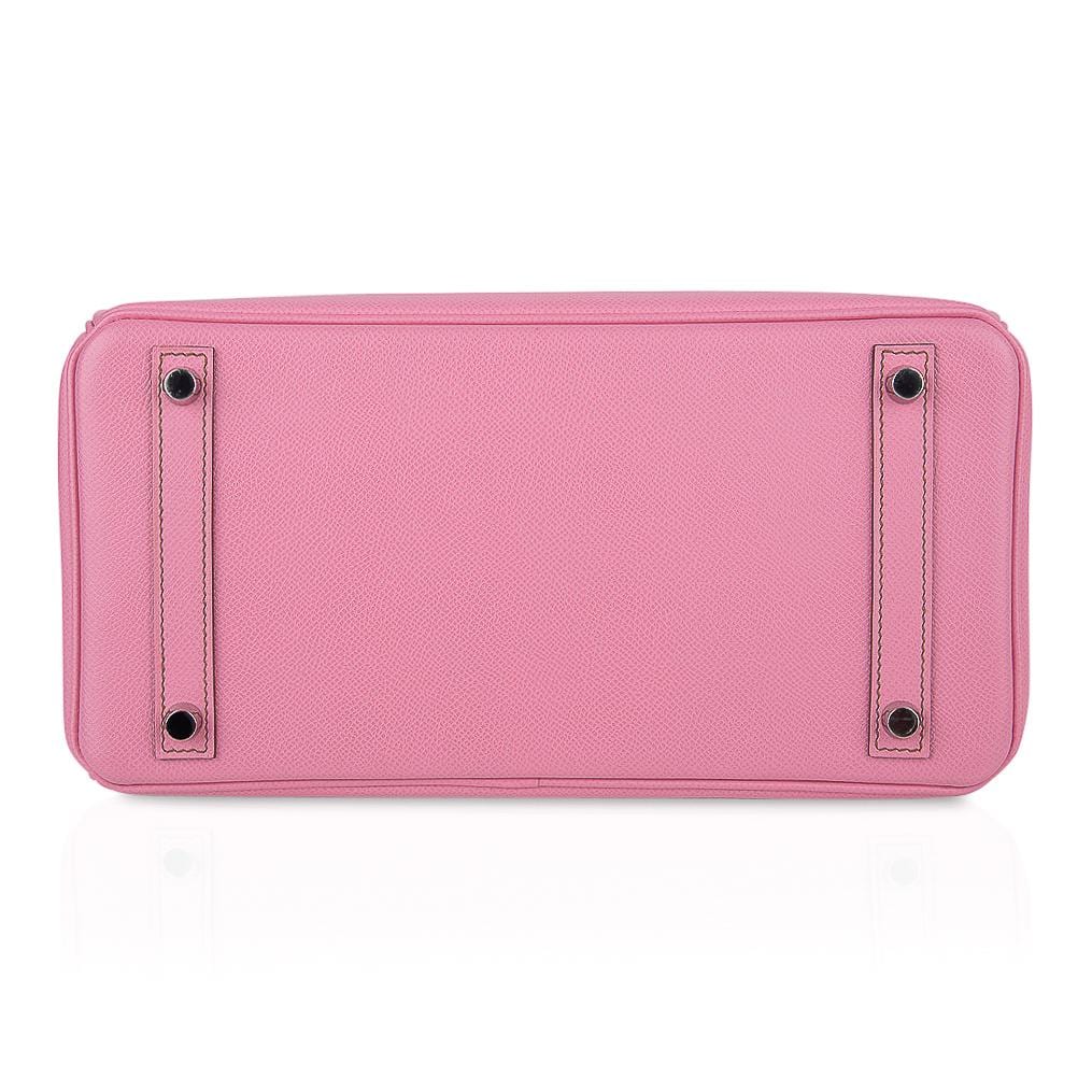 Hermes Birkin 30 Bag 5P Pink Epsom Palladium Hardware