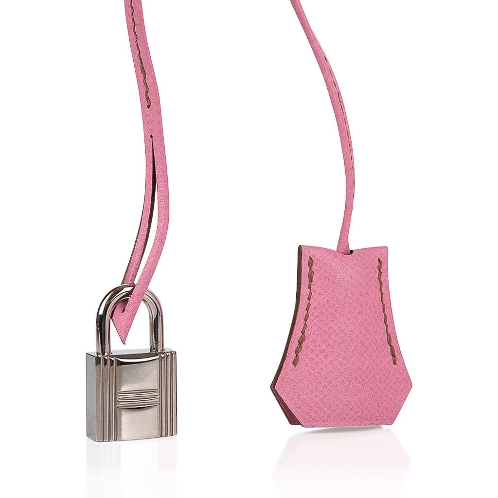 Hermes Birkin 30 Bag 5P Pink Epsom Palladium Hardware at 1stDibs