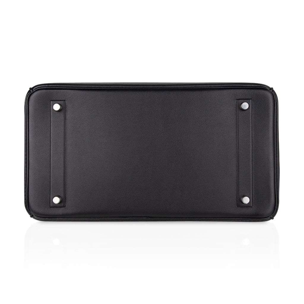 Hermes Shadow Birkin 35 Bag Limited Edition Black Swift Leather •  MIGHTYCHIC • 