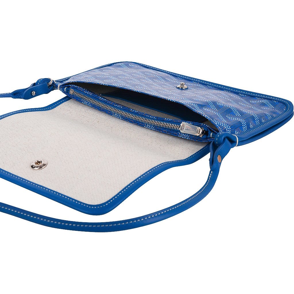 Leather clutch bag Goyard Blue in Leather - 36741071