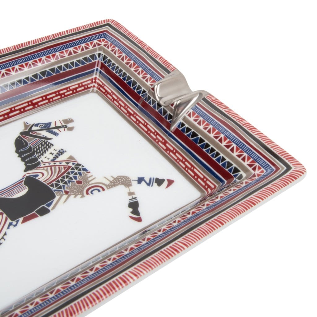 Hermes Change Tray Cheval D'Apparat Porcelain Rare Print - mightychic