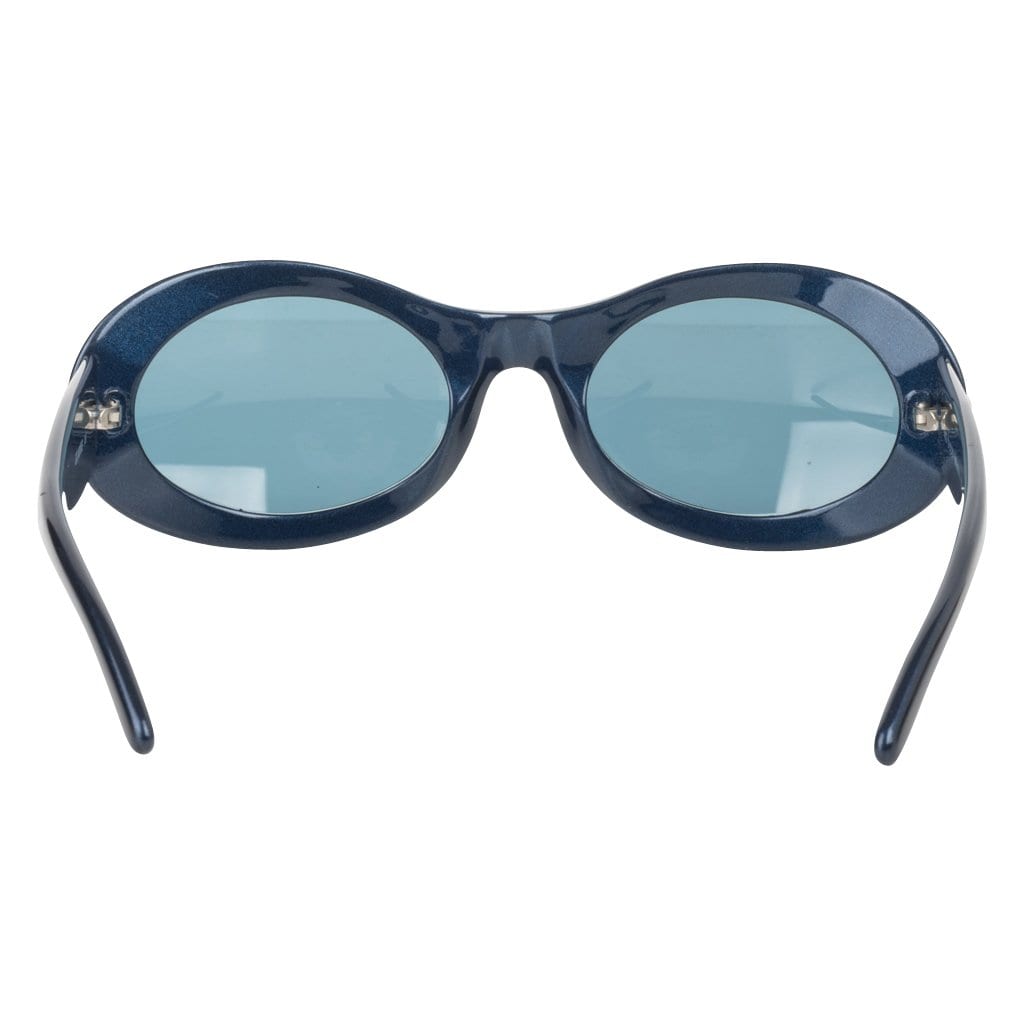 Gucci Sunglasses Pretty Ocean Blue Oval Shape