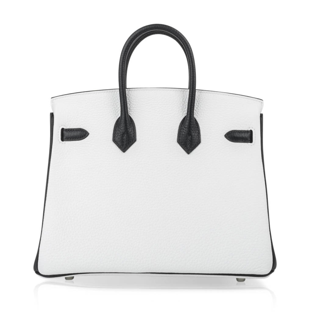 Hermès Birkin 25 White Epsom Palladium Hardware – ZAK BAGS ©️
