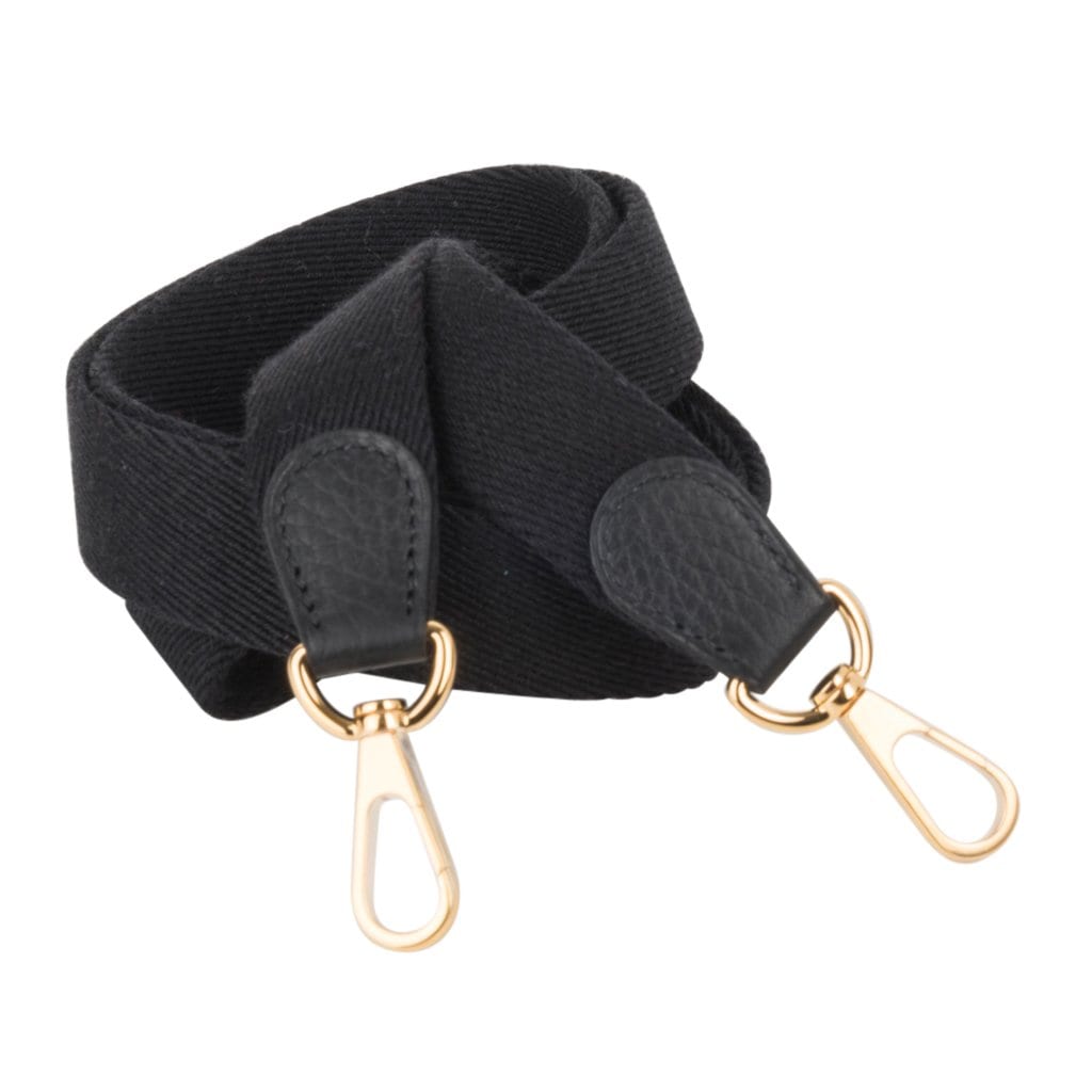 Hermes Mini Evelyne TPM Bag Black Clemence Leather Cavale Strap