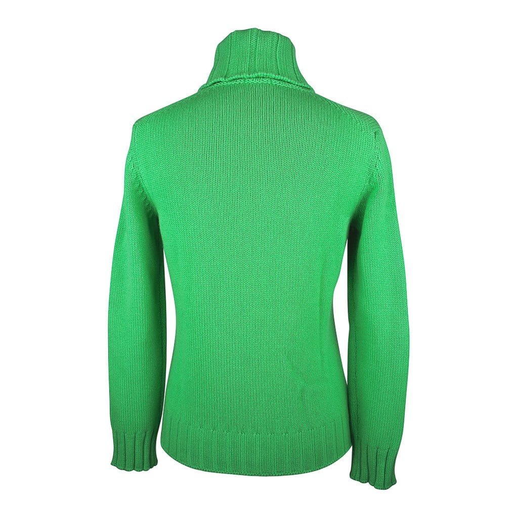 Malo Sweater Cardigan Lush Green Cashmere  42 / 8