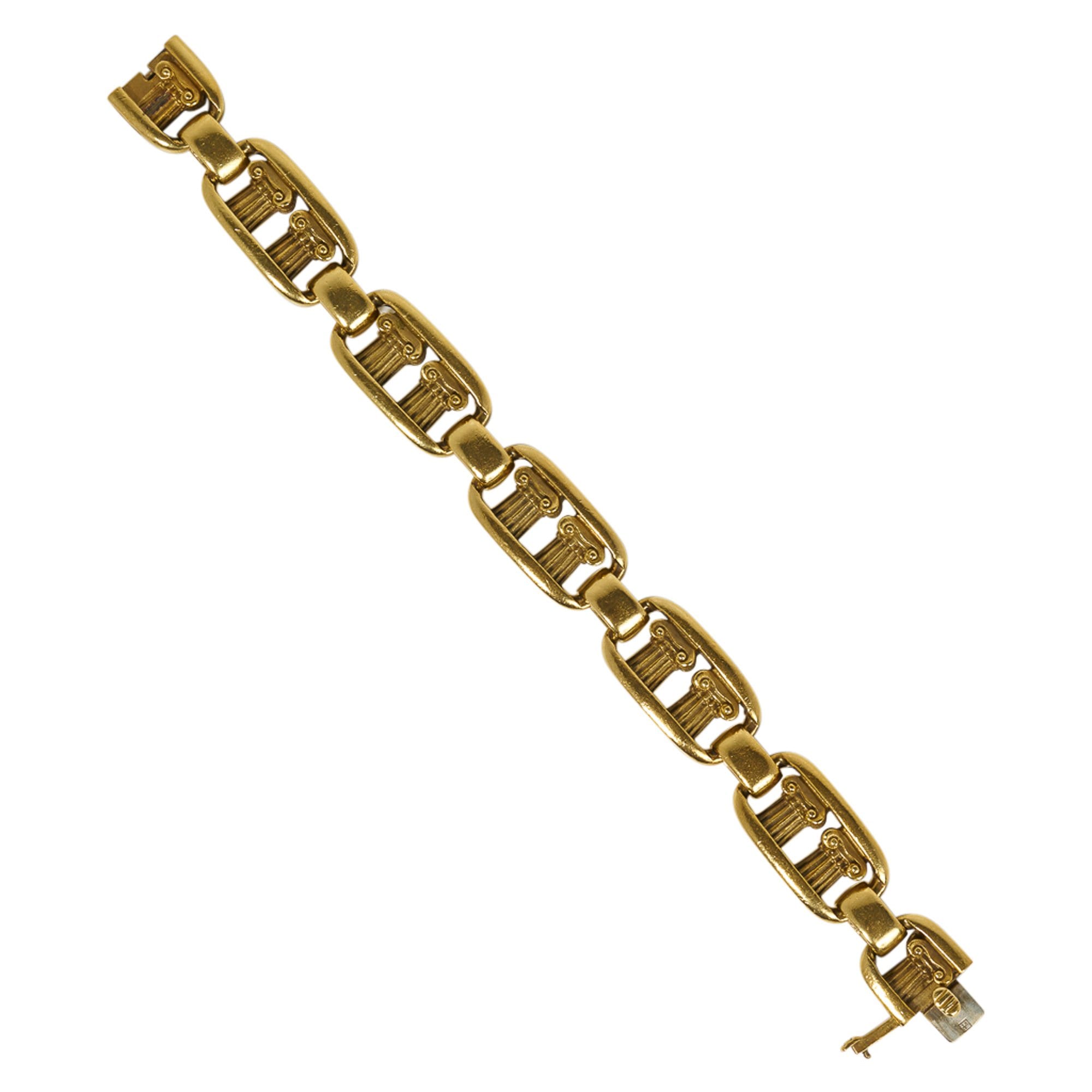Barry Kieselstein-Cord 18K Gold Column Bracelet Vintage – Mightychic