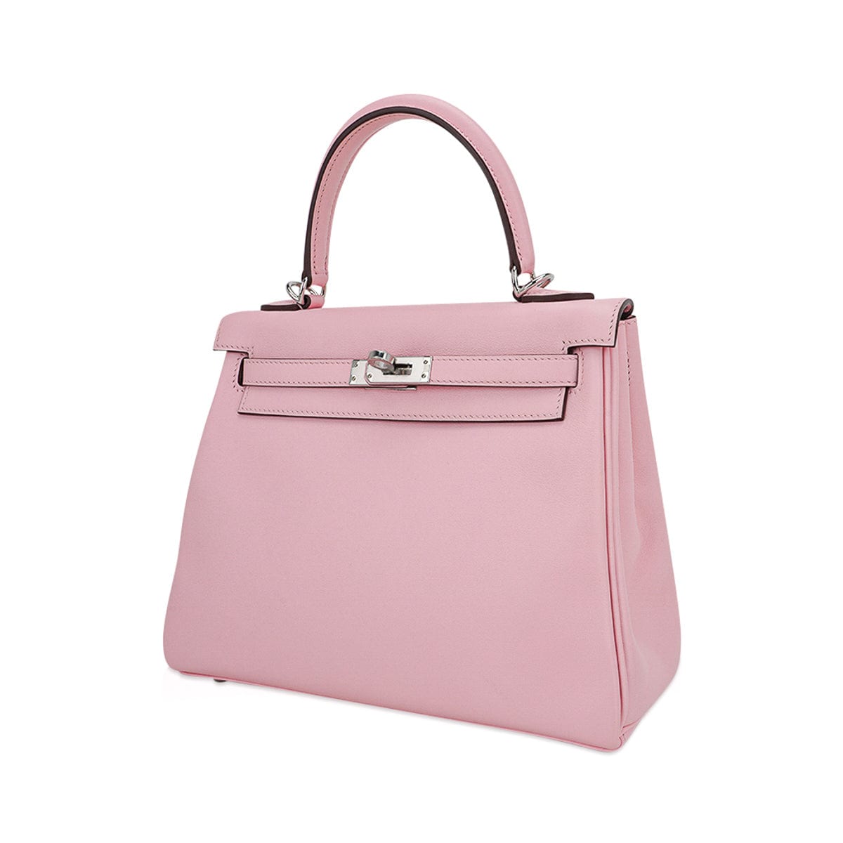Hermès Kelly 25 Rose Sakura Swift PHW ○ Labellov ○ Buy and Sell