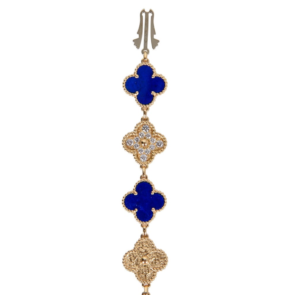Van Cleef & Arpels Lapis Lazuli / Diamond Sweet Alhambra Watch Limited Edition