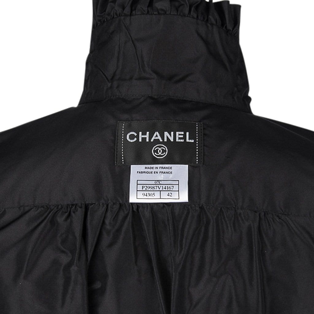 Chanel Jacket Light Silk Faille 42 / 8 new