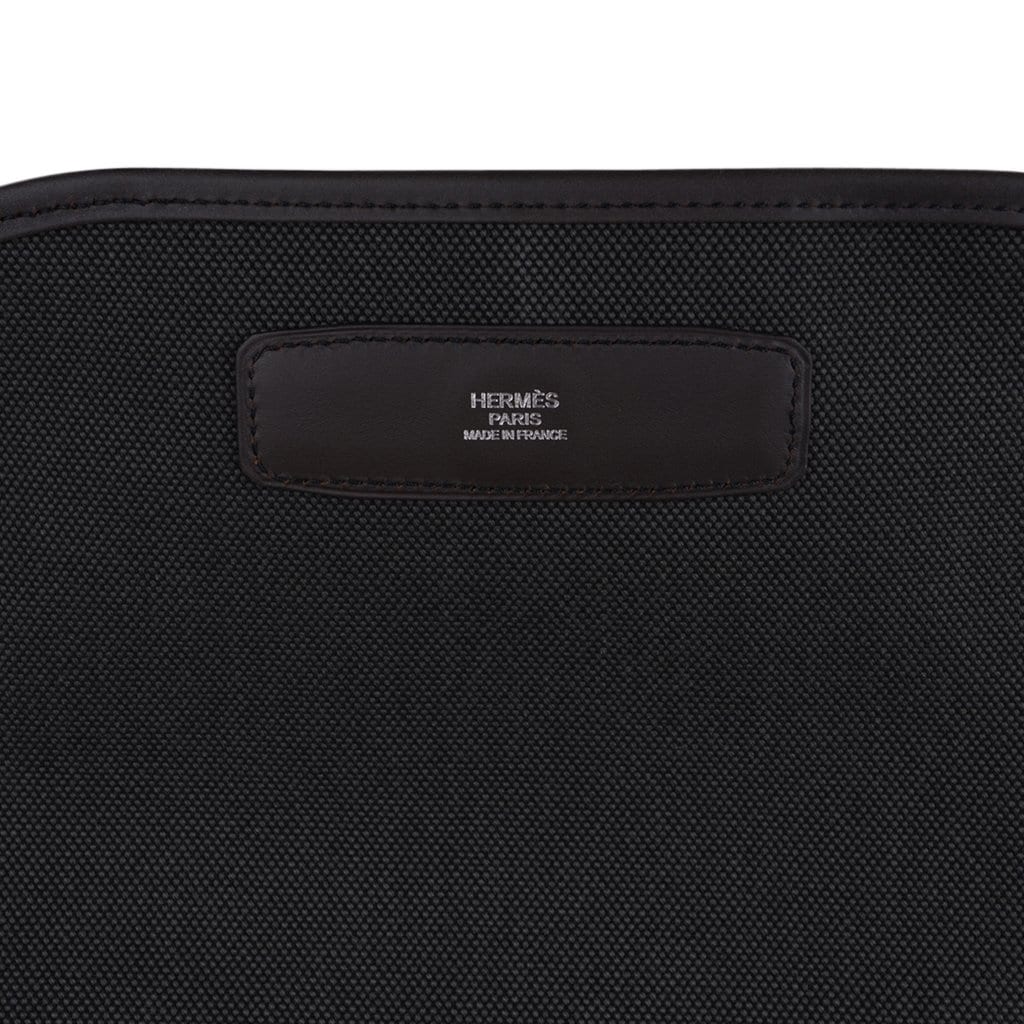 Hermes Alleretour Messenger 34 Men's Bag H Canvas / Sombrero Leather New