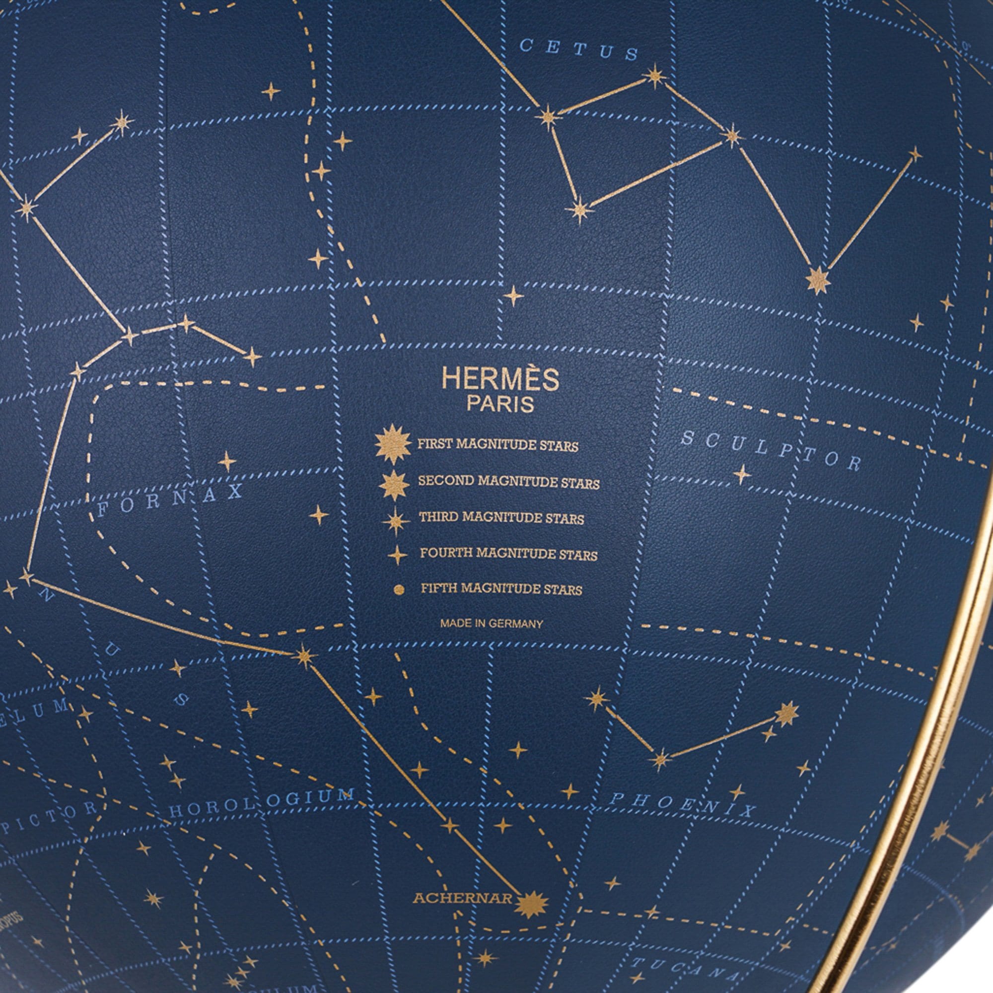 Hermes Apollo 24 Celestial Globe Blue de Prusse New w/Box – Mightychic