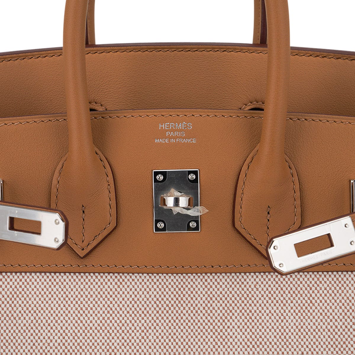 Hermes Limited Edition Birkin 25 Bag in Biscuit Swift Leather & Ecru T –  Mightychic