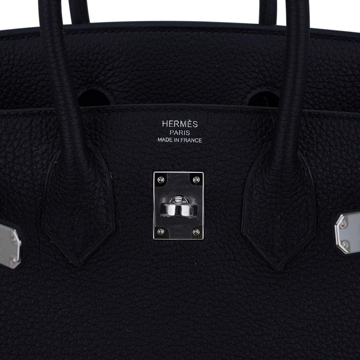 Hermes Birkin Bag 25 Black Togo Silver Hardware - HoooGoods