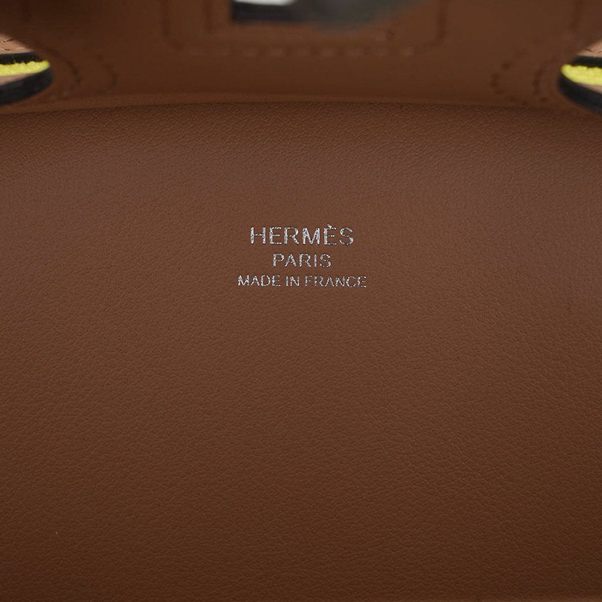 Hermès Birkin Cargo 35 Jaune Citron Canvas & Chai Swift with Palladium Hardware