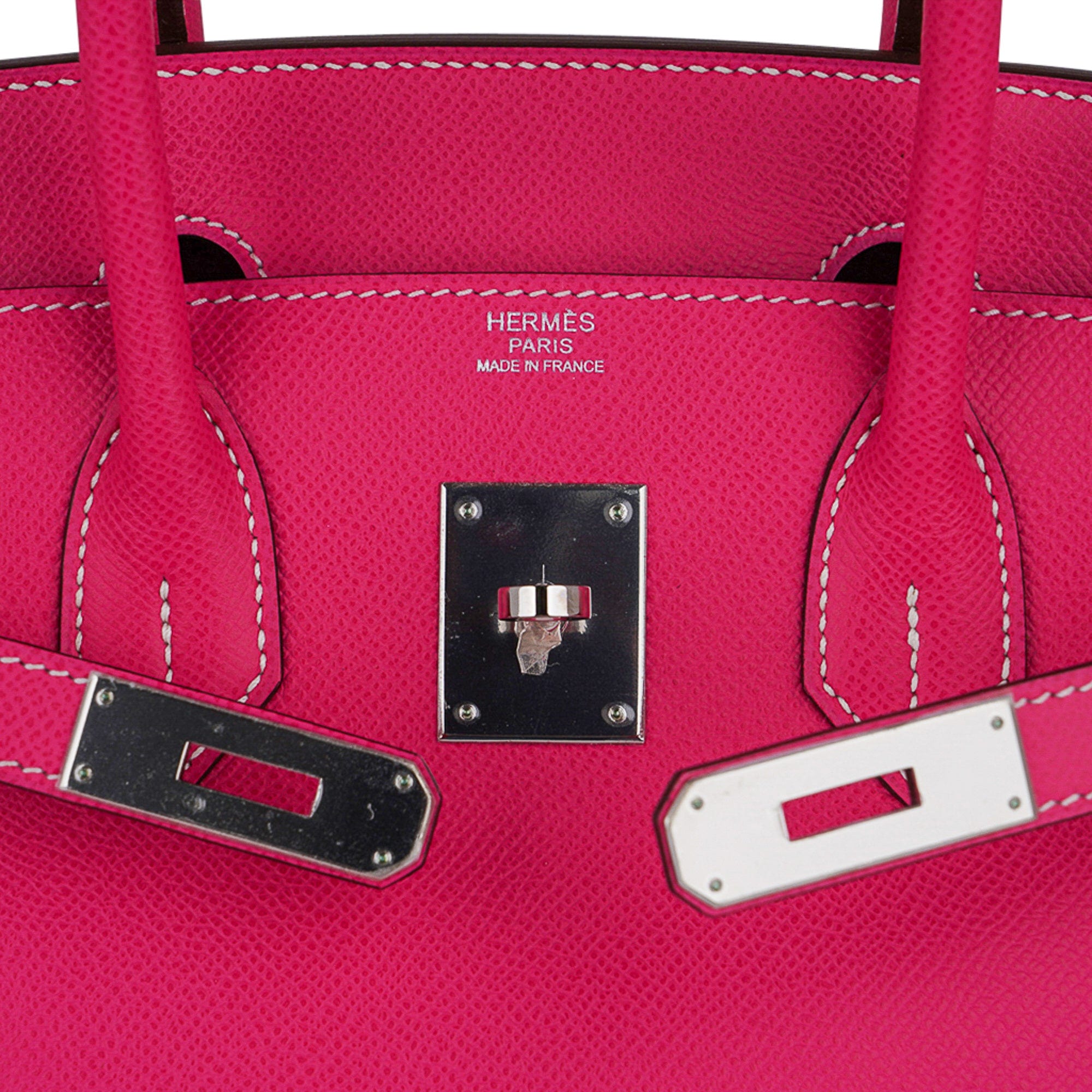 Hermès Birkin 25 Candy Collection Rose Tyrien Epsom Palladium Hardware