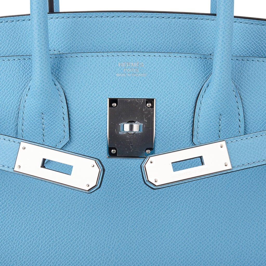 Hermes Birkin 30 Celeste Handbag Epson Ladies Hermes