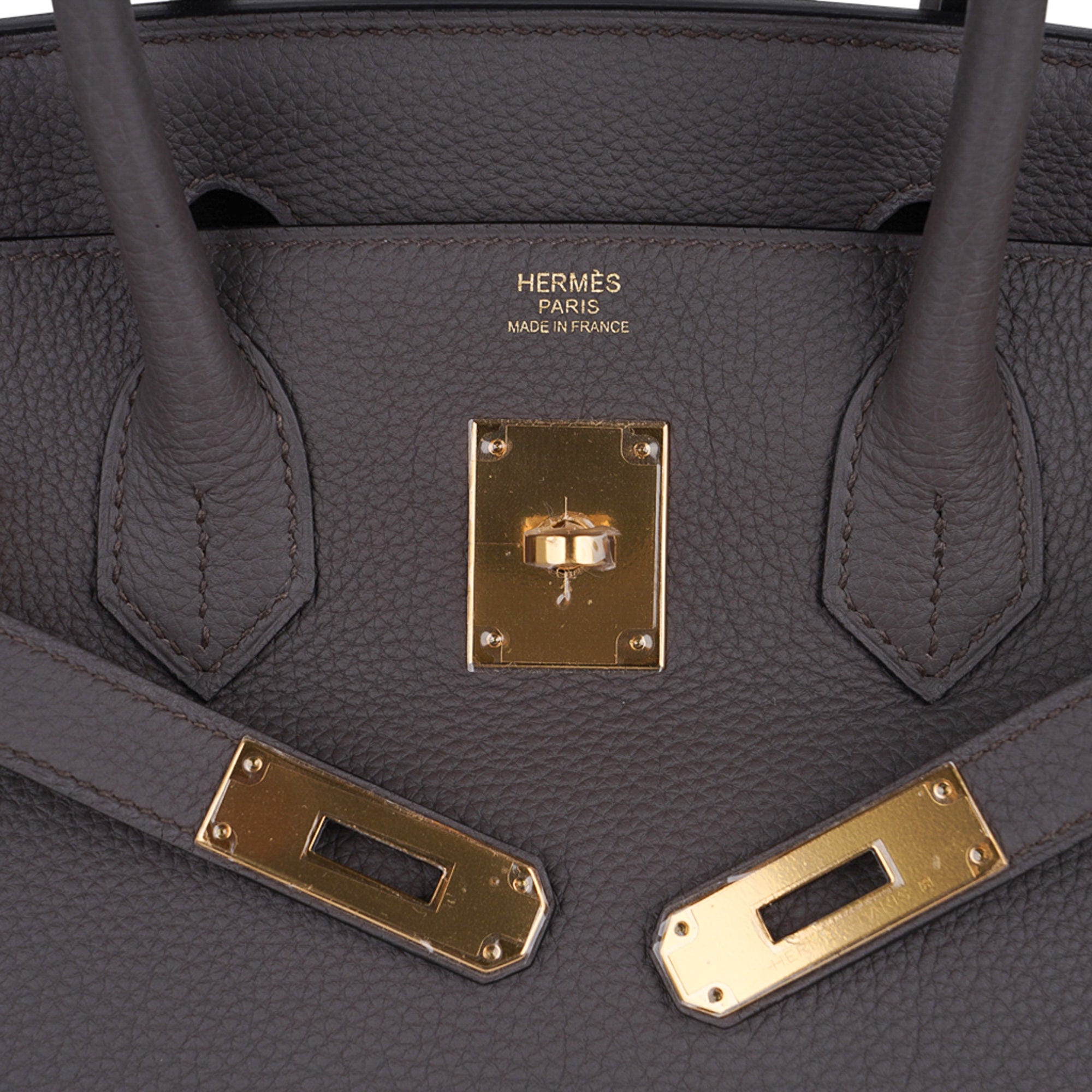 Hermès Birkin 30 Etain Tin Grey Clemence Gold Hardware