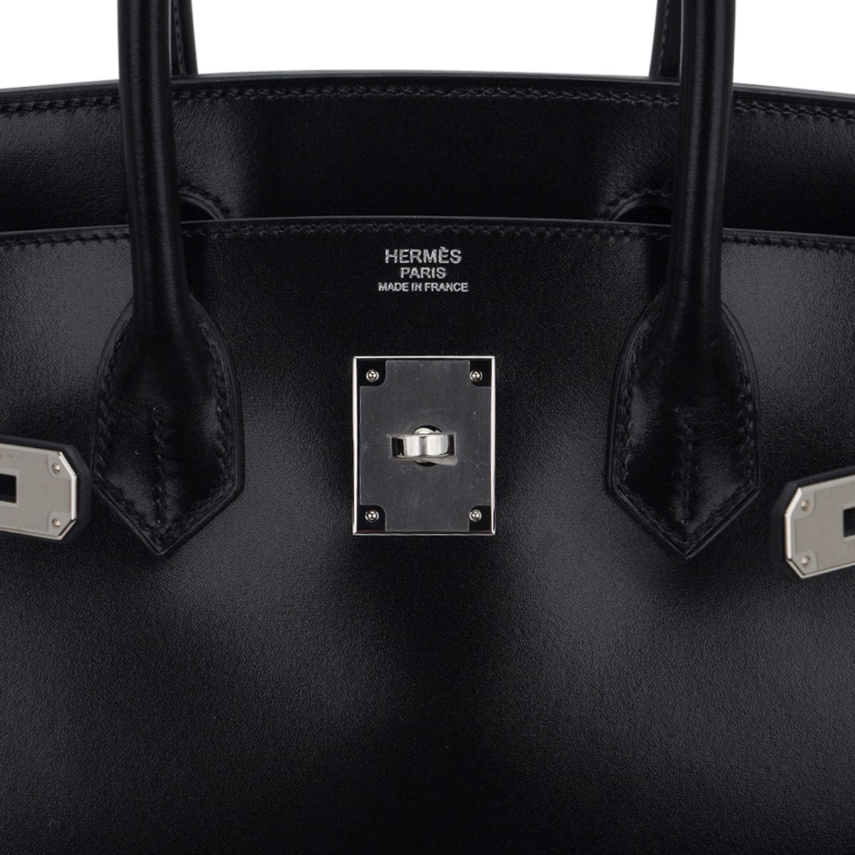 Hermès Birkin 30 Noir (Black) Box Palladium Hardware PHW